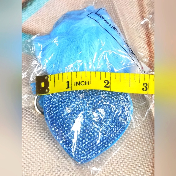 Heart Bag Charm Keychain NIP - Picture 7 of 8